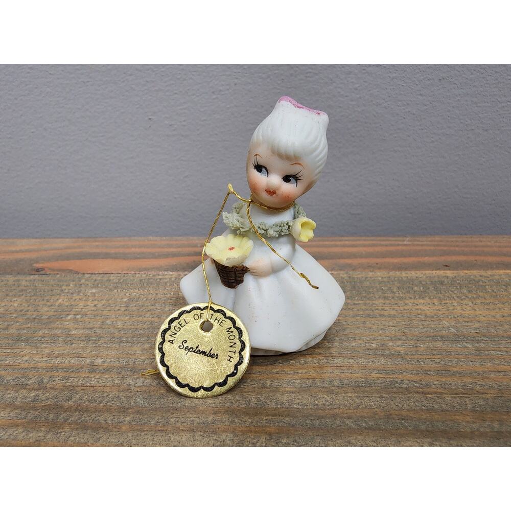 Vintage Napcoware Bone China Flower Girl of the Month - September